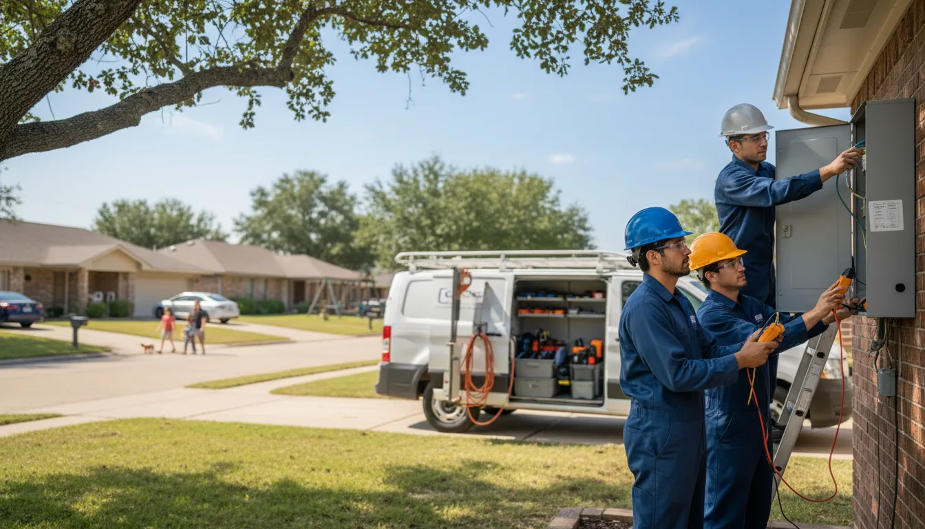 Certified electrician providing emergency electrical services in Versailles, IN
